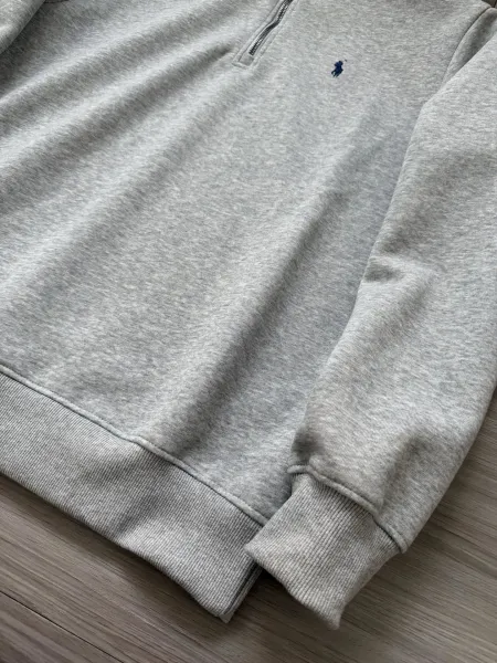 Polo Ralph Lauren Half-Zip Pullover Gray Hoodie - 20