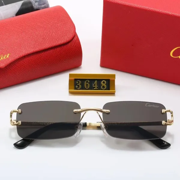 Cartier Panthère Rimless Gradient Blue Sunglasses - 5