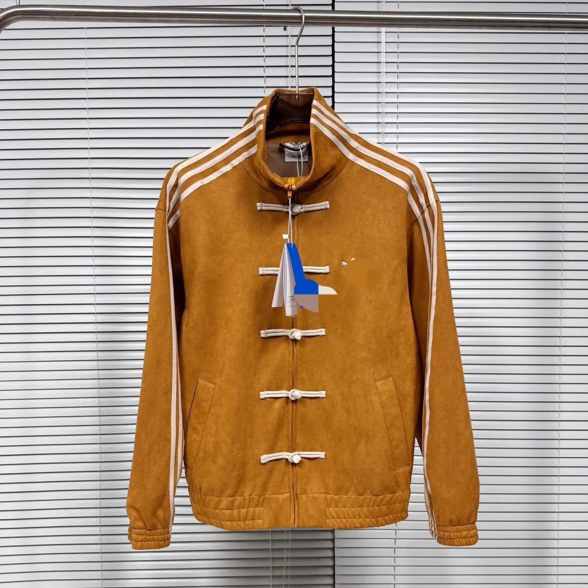 Adidas Originals Chinese Knot Jacket Mustard Yellow Outerwear