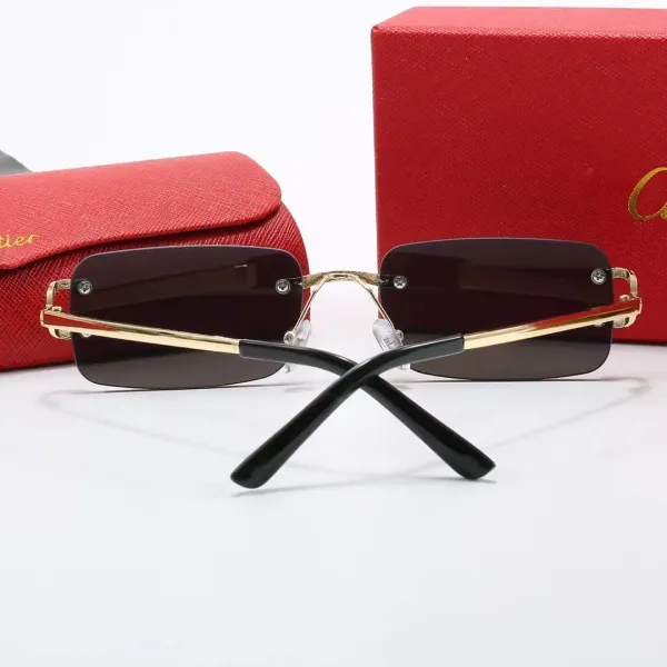 Cartier Panthère Rimless Gradient Blue Sunglasses - 6