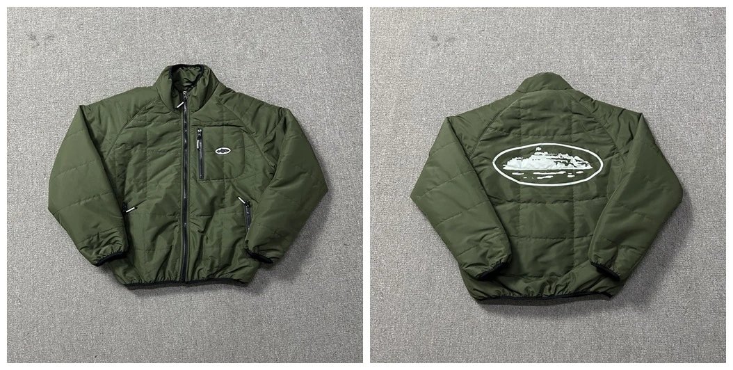 886 cotton-padded jacket, green SKU image
