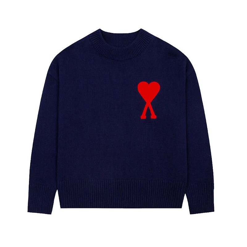Large heart, navy blue SKU image