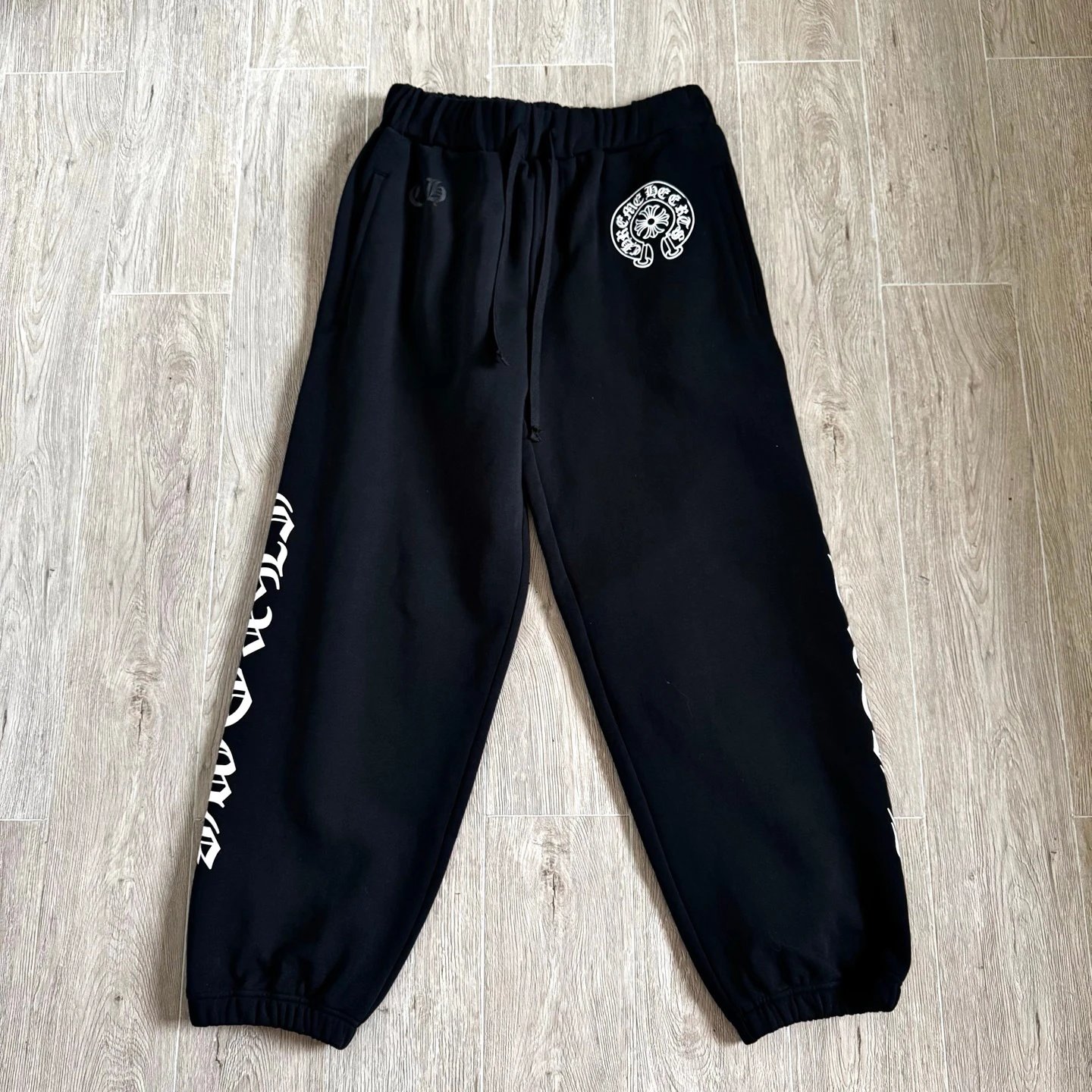 Ch Croxin Side Sanskrit Letter Print Joggers Unisex (Other Colors Available)