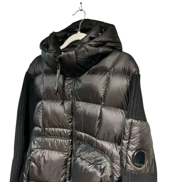 C.P. Company Goggle Hooded Down Jacket Army Green - 6