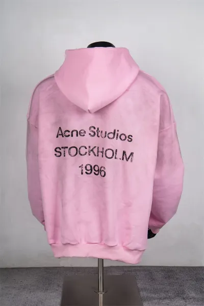 Acne Studios Stockholm 1996 Black Hoodie - 10