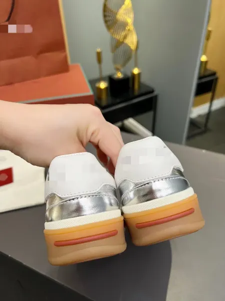 Hogan Interactive Metallic Silver Sneakers - 19