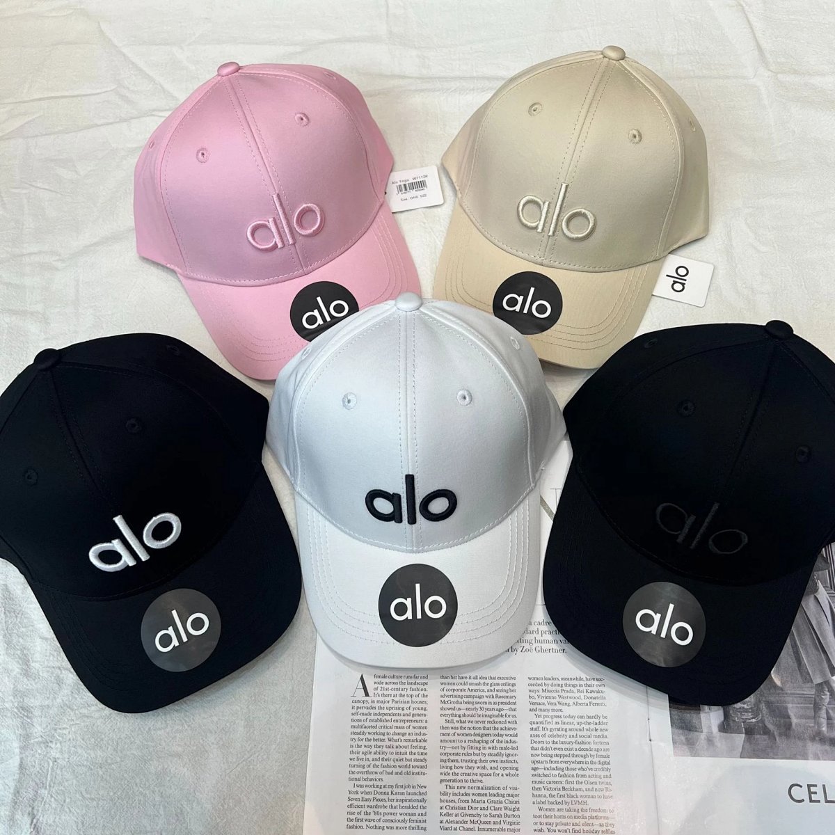 Alo Summer Baseball Cap Outdoor Sun Protection Casual Sports Hat Unisex