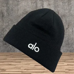 thumbnail for Letter knitted hat European and American hot selling versatile men's and women's cold hat embroidery autumn and winter fashion warm beanie alo Japan and Korea
