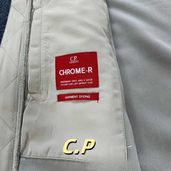 C.P. Company Goggle Jacket Beige Outerwear - 14