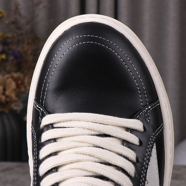 Rick Owens Vintage Black & White Low-Top Sneakers: seller detail photo 5
