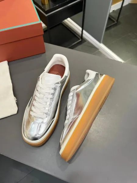 Hogan Interactive Metallic Silver Sneakers - 20