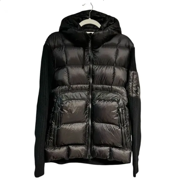 C.P. Company Goggle Hooded Down Jacket Army Green - 7