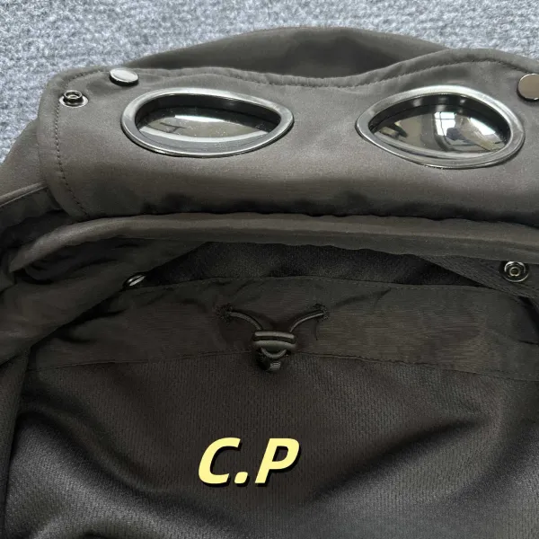 C.P. Company Goggle Jacket Beige Outerwear - 8