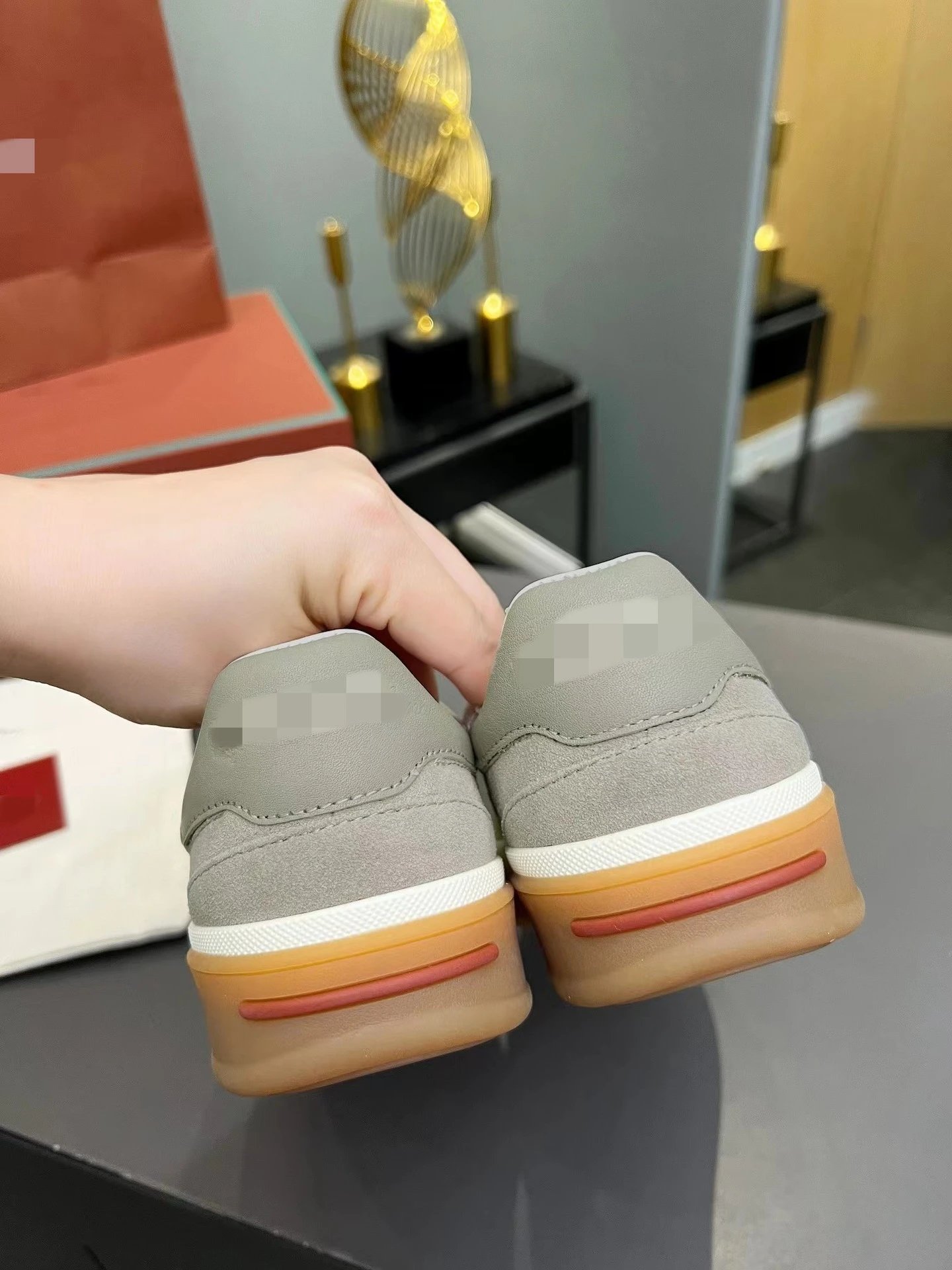 Hogan Interactive Metallic Silver Sneakers - 24