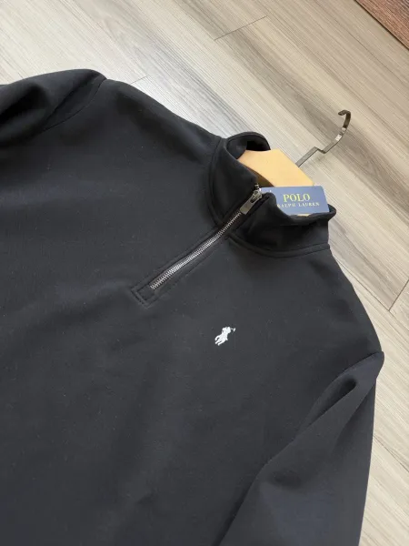 Polo Ralph Lauren Half-Zip Pullover Gray Hoodie - 23