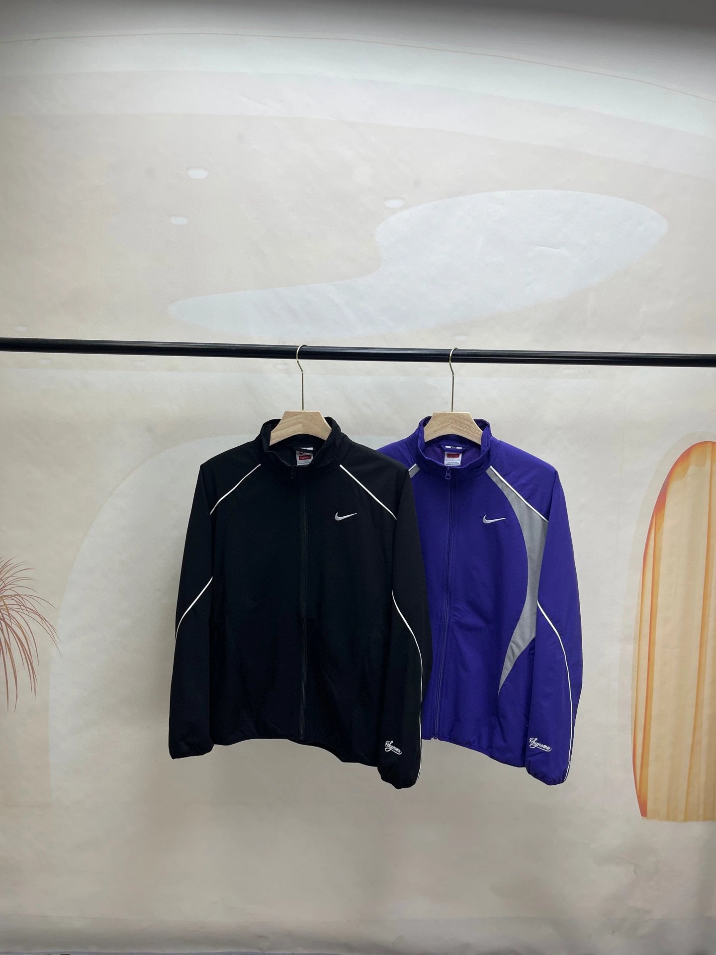 Nike collaboration patchwork casual jacket photo 6