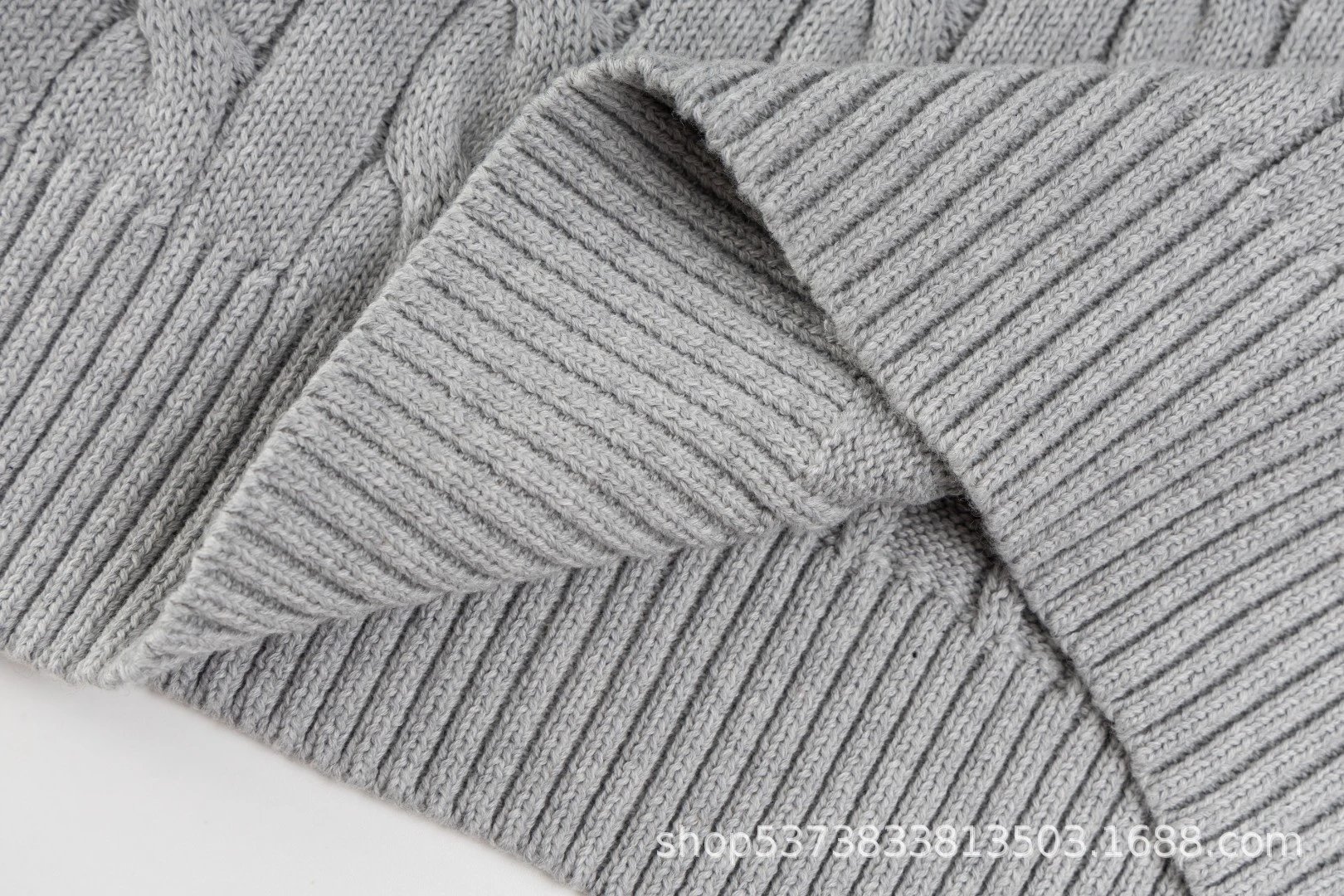 Ralph Lauren Cable Knit Half-Zip Sweater Black - 15