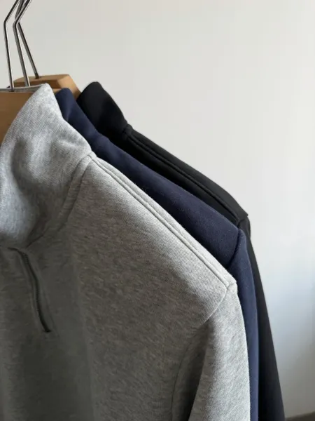 Polo Ralph Lauren Half-Zip Pullover Gray Hoodie - 10