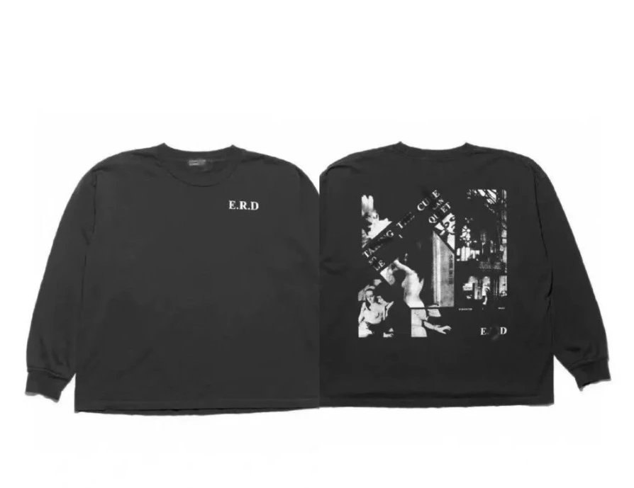 3573 washable black long sleeves T shirt SKU image