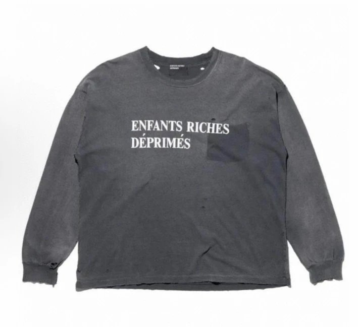 3571 black long sleeve T shirt SKU image
