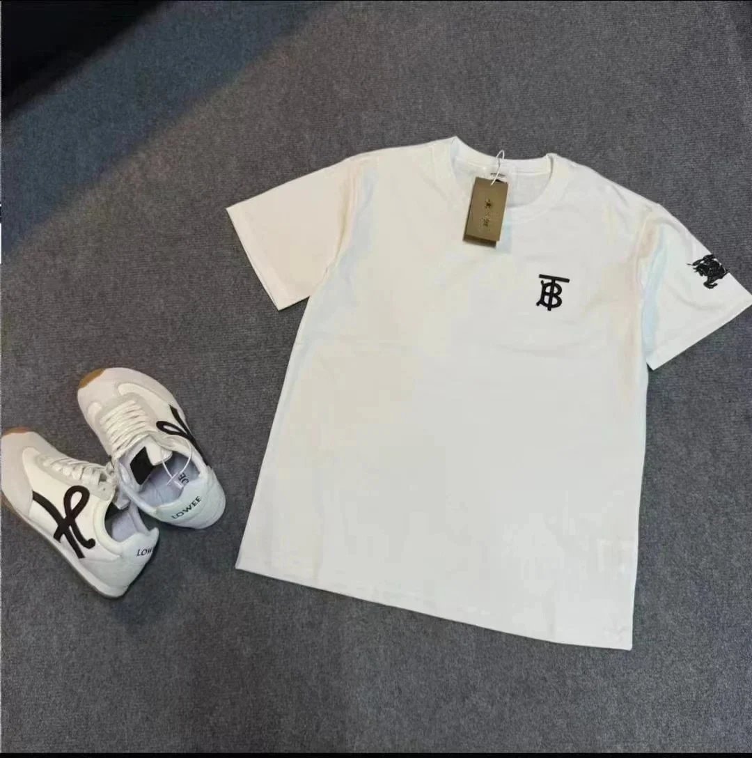 Burberry T-Shirts Short-Sleeve Logo T-Shirt — Section 7-White