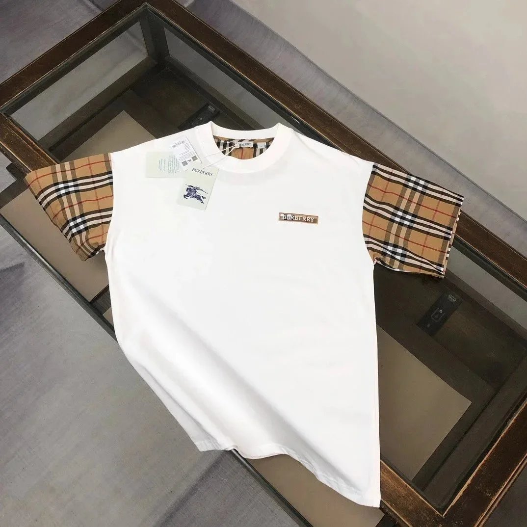 Burberry T-Shirts Short-Sleeve Logo T-Shirt — Section 14-White