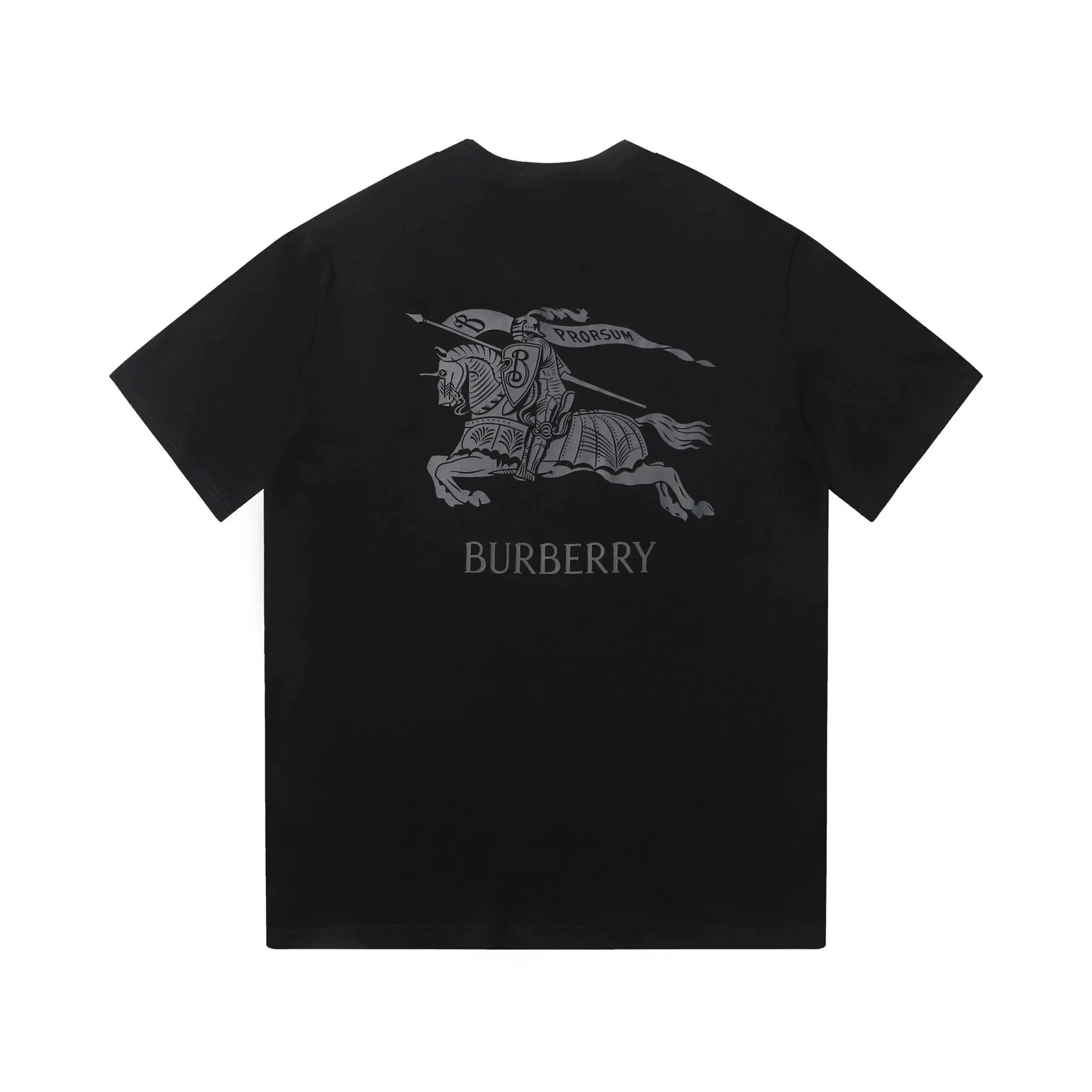 Burberry T-Shirts Short-Sleeve Logo T-Shirt — Section 12-Black