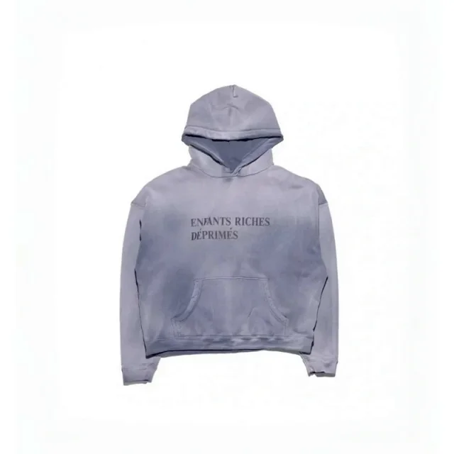 Enfants Riches Déprimés Hoodies & Sweatshirts Distressed washed graphic pullover hoodie product detail image 4