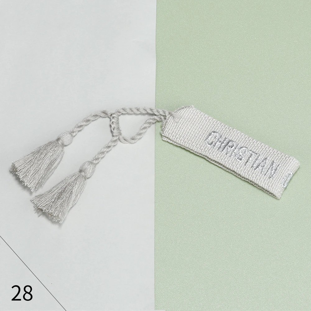 Christian Louboutin Christian Louboutin Tassel Label Tag, Colorway 28 White