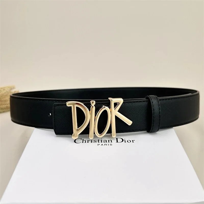Christian Dior Belts CD Buckle Oblique Monogram Belt — 14