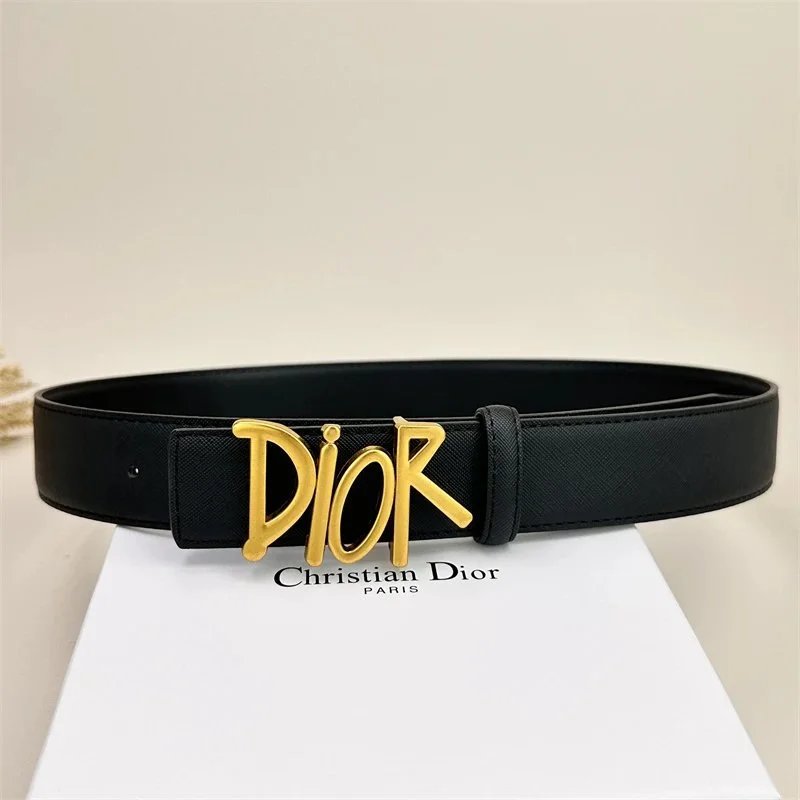 Christian Dior Belts CD Buckle Oblique Monogram Belt — 13