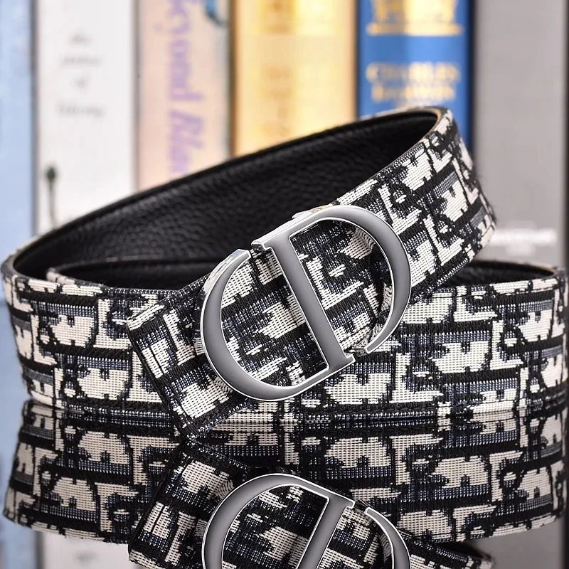 Christian Dior Belts CD Buckle Oblique Monogram Belt — 21