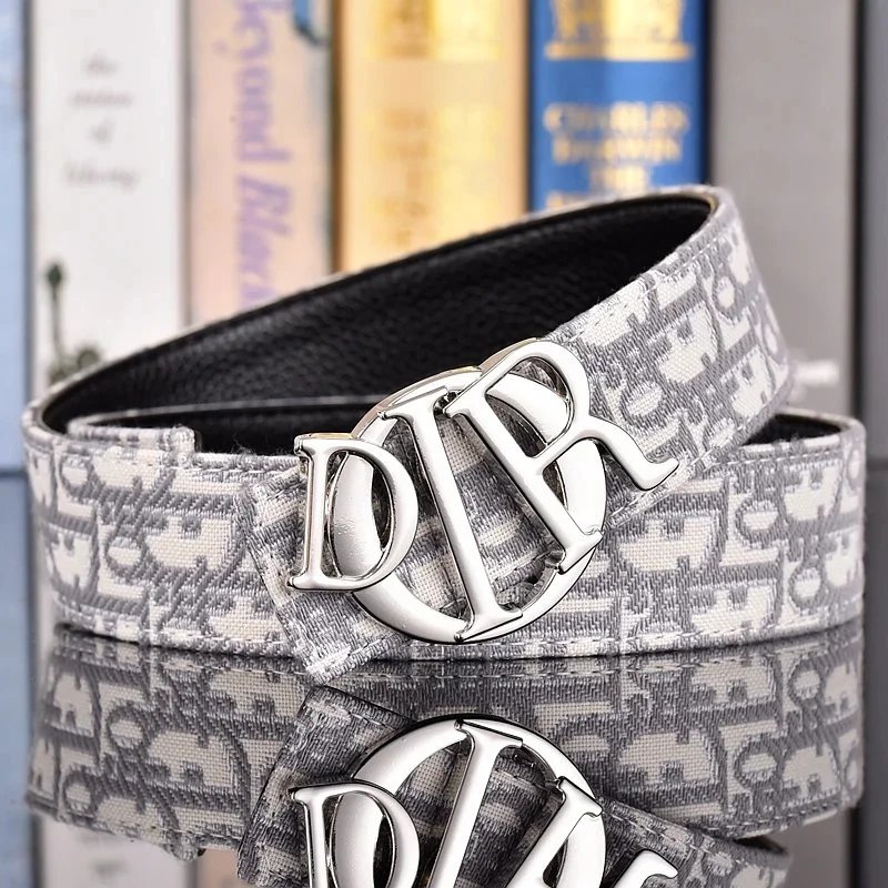 Christian Dior Belts CD Buckle Oblique Monogram Belt — 09