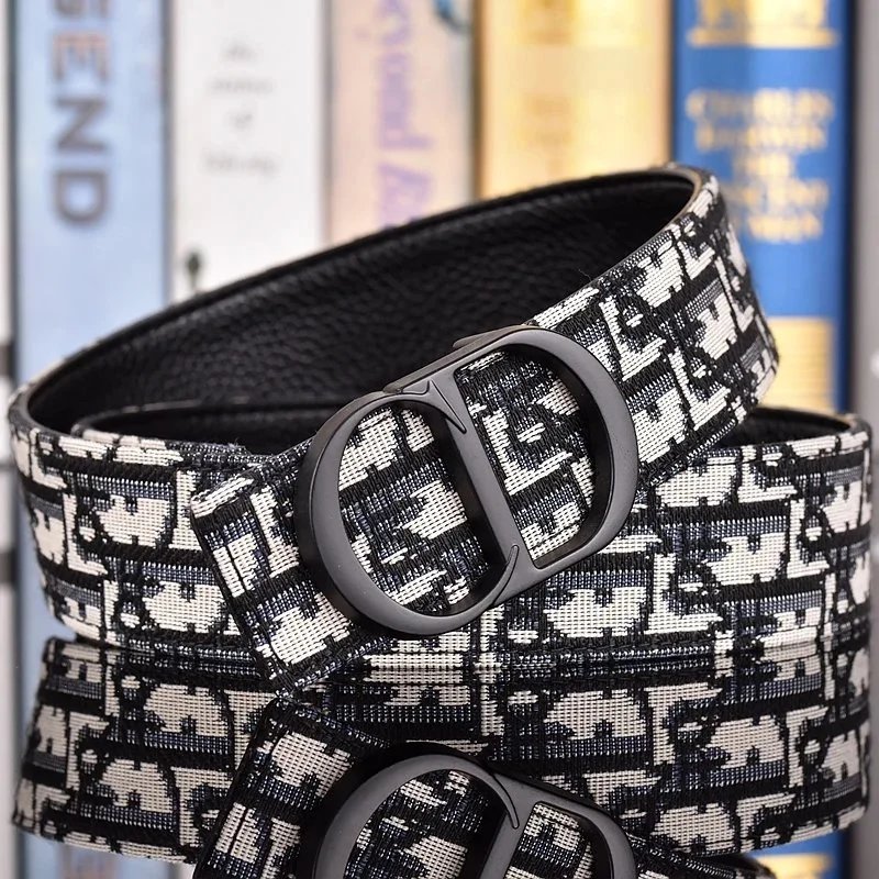 Christian Dior Belts CD Buckle Oblique Monogram Belt — 28