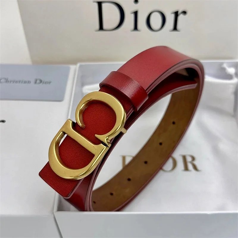 Christian Dior Belts CD Buckle Oblique Monogram Belt — 38