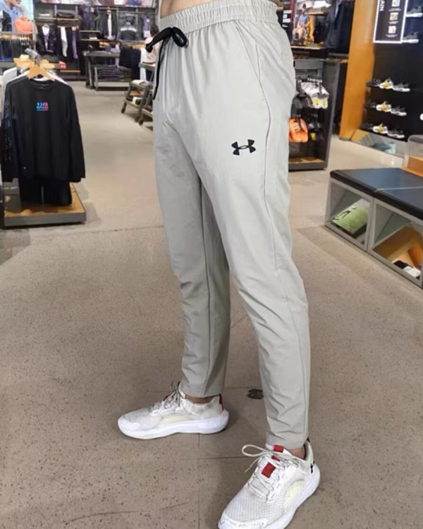 Under Armour Jackets Hooded zip-up windbreaker — Beige pants 4
