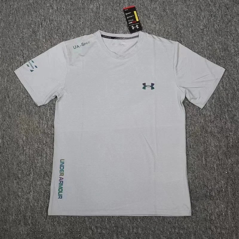 Under Armour Jackets Hooded zip-up windbreaker — White ice-silk short-sleeve 2