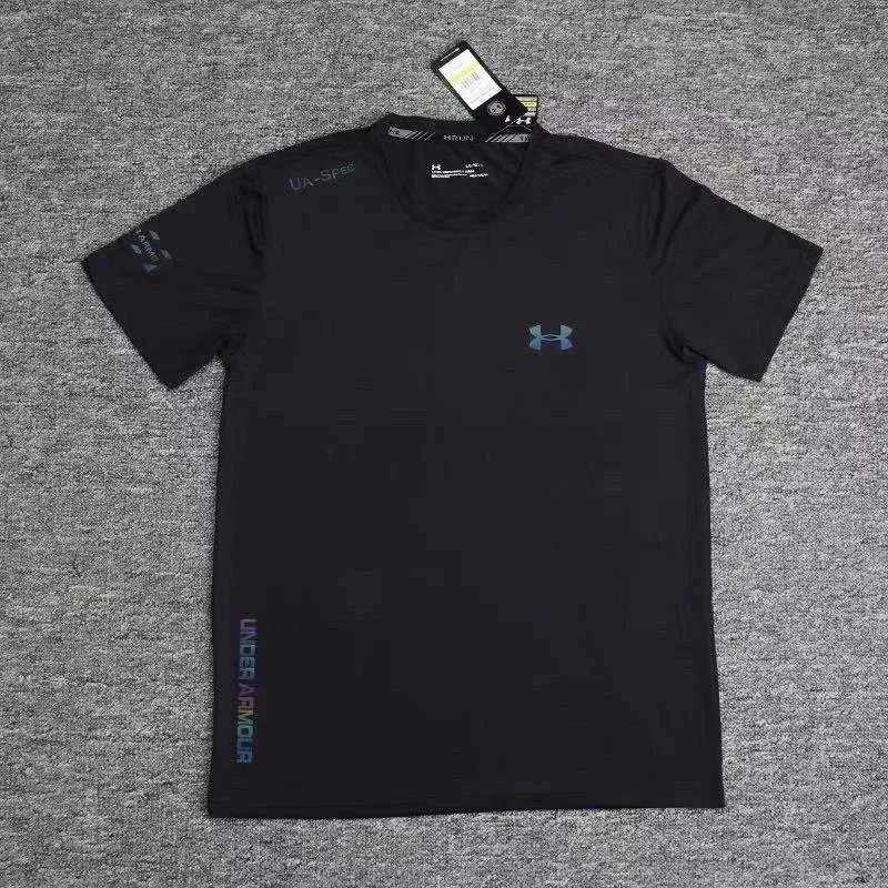 Under Armour Jackets Hooded zip-up windbreaker — Black ice-silk short-sleeve