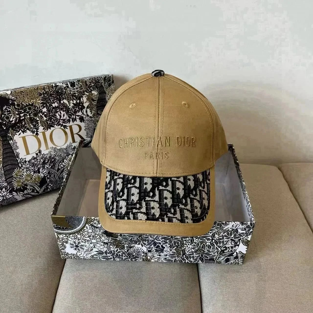 Dior Hats Oblique Jacquard Baseball Cap image 9