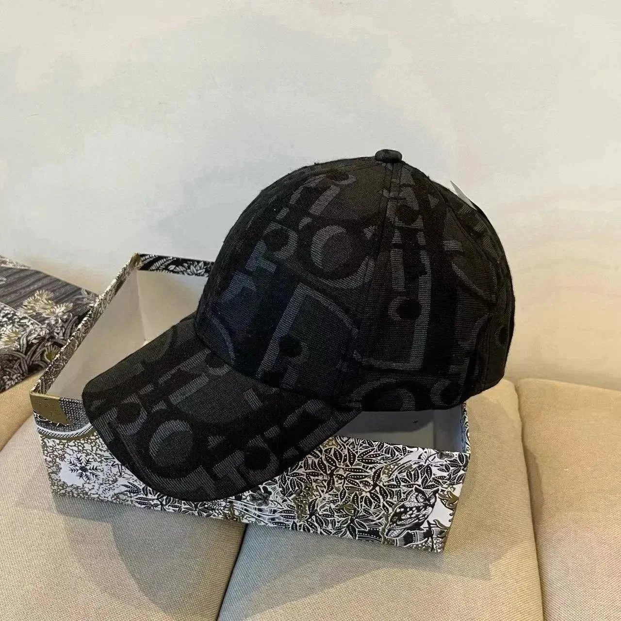 Dior Hats Oblique Jacquard Baseball Cap image 14