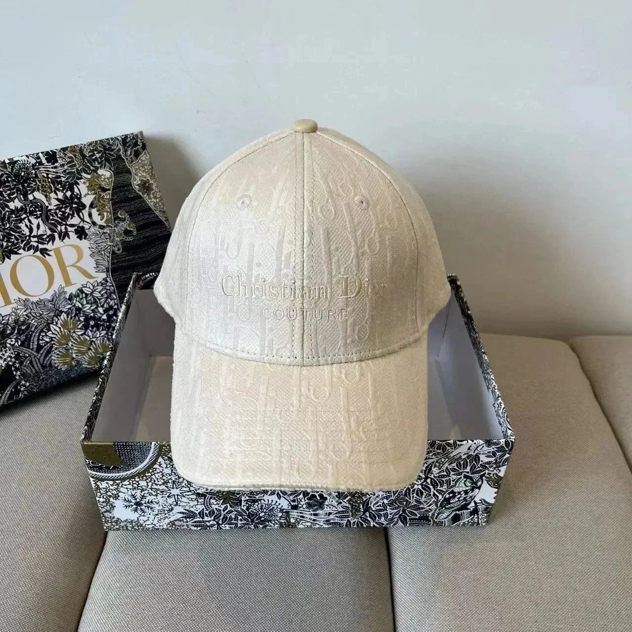 Dior Hats Oblique Jacquard Baseball Cap — 18