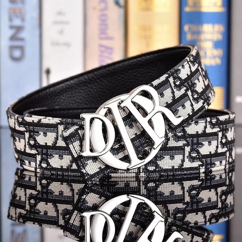 Christian Dior Belts CD Buckle Oblique Monogram Belt — 06