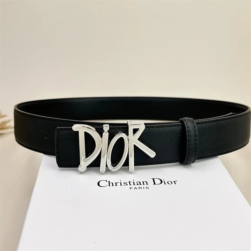 Christian Dior Belts CD Buckle Oblique Monogram Belt — 12