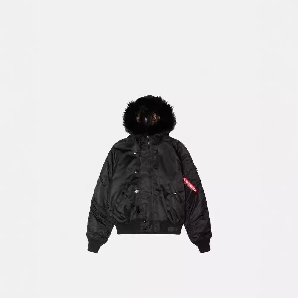 Stussy x Alpha Industries Fur Jacket