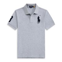 POLO gray with a large black label