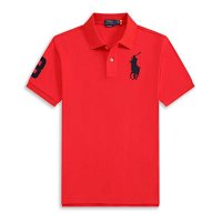 POLO red with a large black label