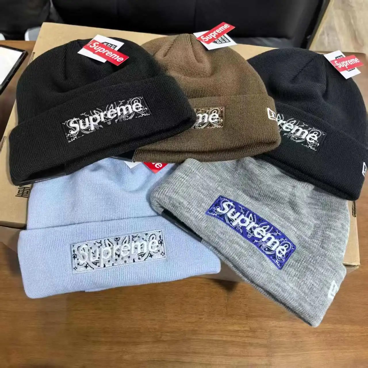 Supreme New Era Bandana Beanie