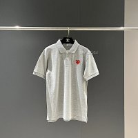Gray Big Red Heart