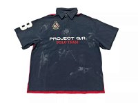 Blue and red patchwork [short-sleeve version]