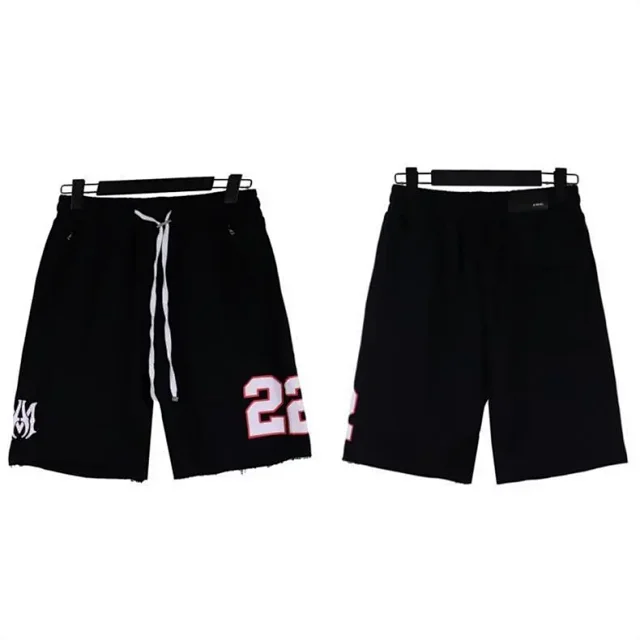 AMIRI Shorts Washed logo drawstring product detail image 42